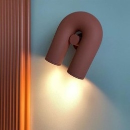Wandlamp U-vorm Minimalistische creatieve wandlamp 90 Draaibare lampenkap