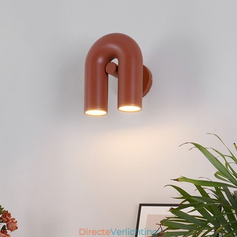 Wandlamp U-vorm Minimalistische creatieve wandlamp 90 Draaibare lampenkap