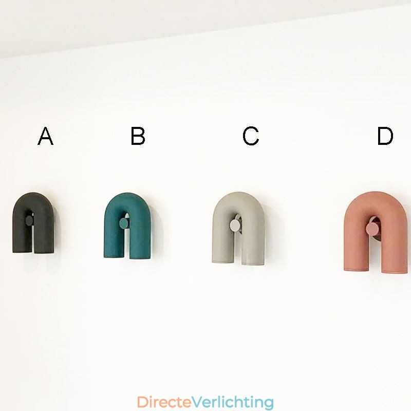 Wandlamp U-vorm Minimalistische creatieve wandlamp 90 Draaibare lampenkap