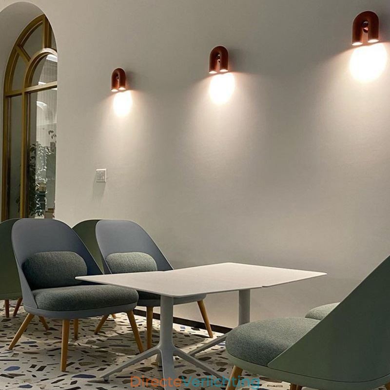 Wandlamp U-vorm Minimalistische creatieve wandlamp 90 Draaibare lampenkap