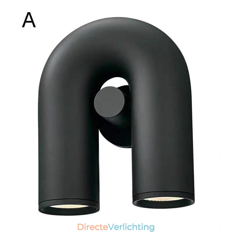 Wandlamp U-vorm Minimalistische creatieve wandlamp 90 Draaibare lampenkap