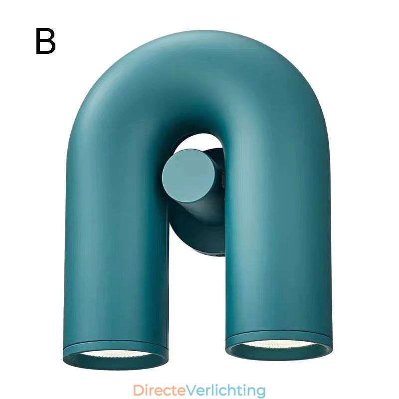 Wandlamp U-vorm Minimalistische creatieve wandlamp 90 Draaibare lampenkap