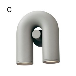 Wandlamp U-vorm Minimalistische creatieve wandlamp 90 Draaibare lampenkap