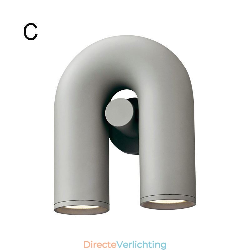 Wandlamp U-vorm Minimalistische creatieve wandlamp 90 Draaibare lampenkap