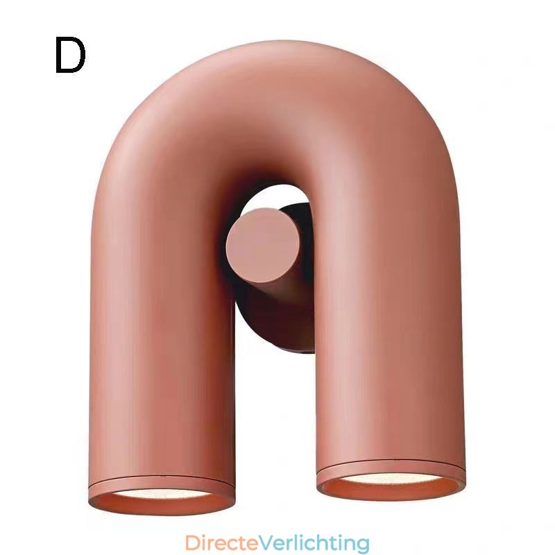 Wandlamp U-vorm Minimalistische creatieve wandlamp 90 Draaibare lampenkap