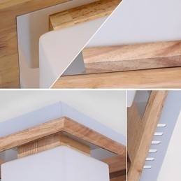 Inbouw mini-stijl moderne eigentijdse hout