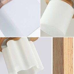 Inbouw mini-stijl moderne eigentijdse hout