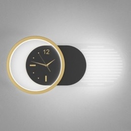 Wandlamp Modern Minimalistisch Acryl Smeedijzeren Klok Wandlamp