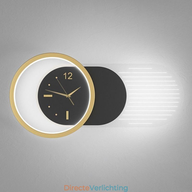 Wandlamp Modern Minimalistisch Acryl Smeedijzeren Klok Wandlamp