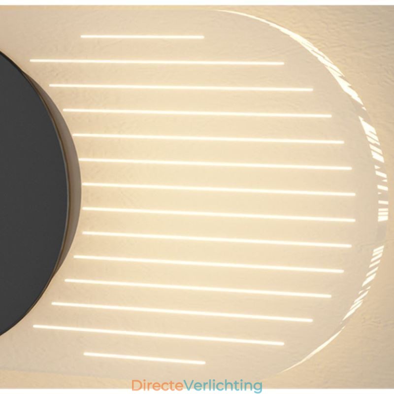 Wandlamp Modern Minimalistisch Acryl Smeedijzeren Klok Wandlamp