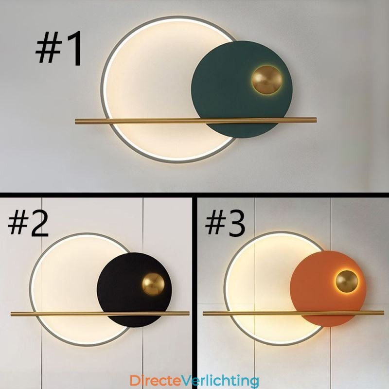 Wandlamp Ronde Tuin Smeedijzeren Wandlamp