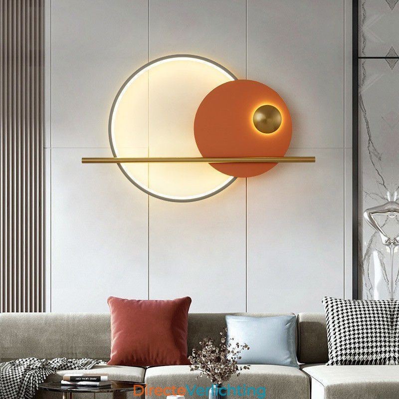 Wandlamp Ronde Tuin Smeedijzeren Wandlamp