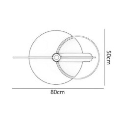 Wandlamp Smeedijzeren Wijzer Wandlamp