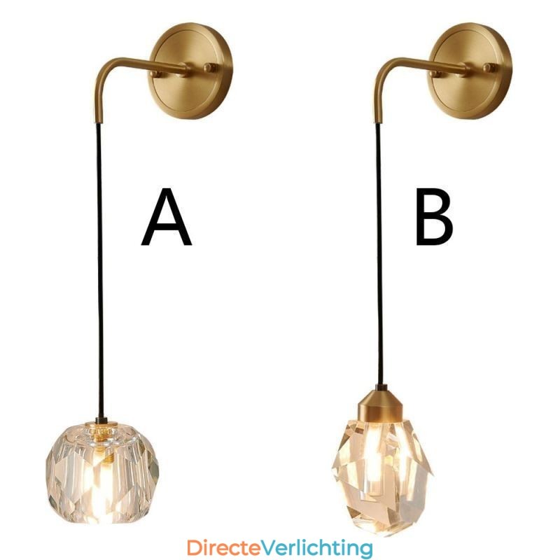 Moderne wandlamp creatieve kristallen wandlamp