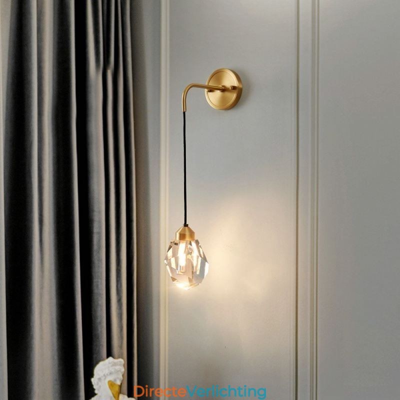 Moderne wandlamp creatieve kristallen wandlamp