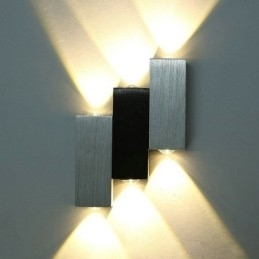 Moderne wandlampen, op- en neerwaartse wandlamp, aluminium wandlamp