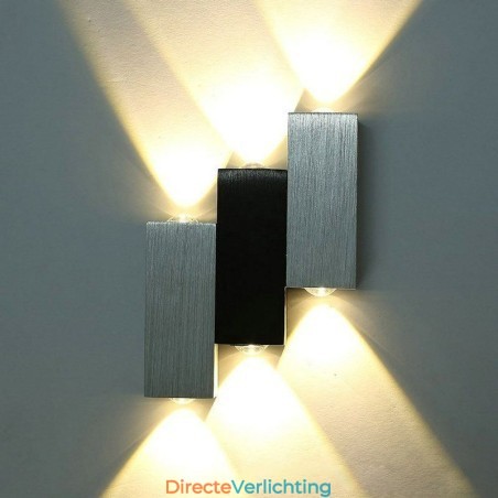 Moderne wandlampen, op- en neerwaartse wandlamp, aluminium wandlamp Moderne wandlampen, op- en neerwaartse wandlamp, aluminium wandlamp
