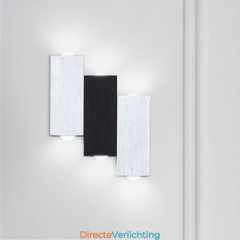 Moderne wandlampen, op- en neerwaartse wandlamp, aluminium wandlamp