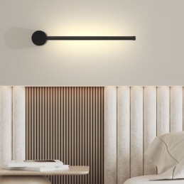 Moderne lange wandlamp, nachtkastje, decoratieve lamp