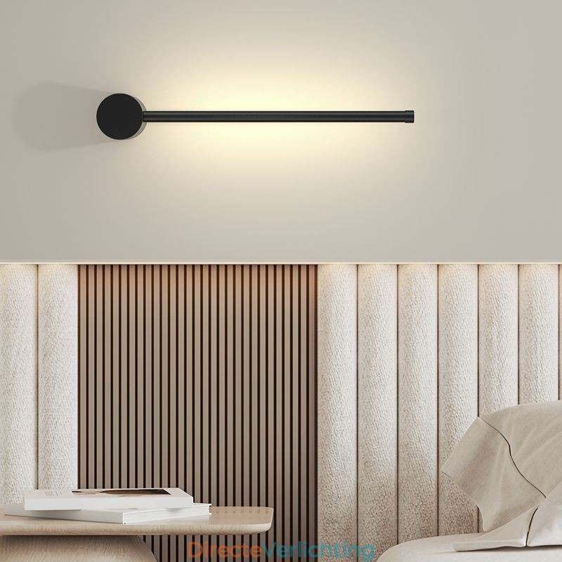 Moderne lange wandlamp, nachtkastje, decoratieve lamp