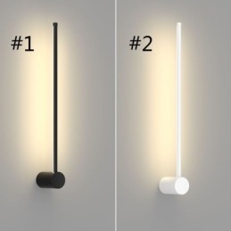 Moderne lange wandlamp, nachtkastje, decoratieve lamp