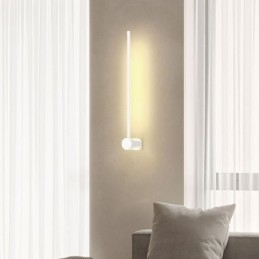 Moderne lange wandlamp, nachtkastje, decoratieve lamp