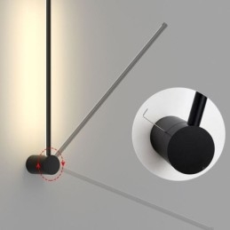 Moderne lange wandlamp, nachtkastje, decoratieve lamp