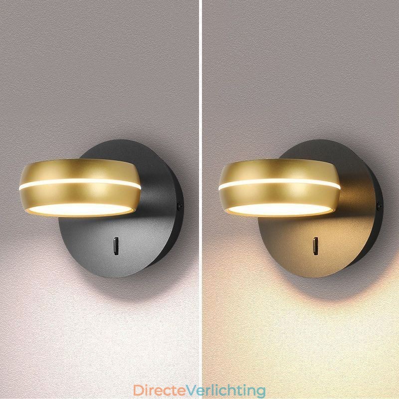 Draaibare wandlamp Moderne minimalistische wandlamp