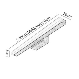 Spiegellamp Massief houten wandlamp Moderne wandlamp