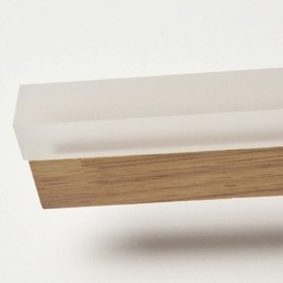 Spiegellamp Massief houten wandlamp Moderne wandlamp