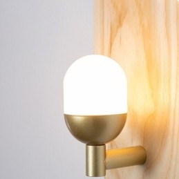Decoratie Muur Houten Lamp Entree Gangpad Verlichting Nordic Bedside Wandlamp