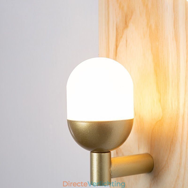 Decoratie Muur Houten Lamp Entree Gangpad Verlichting Nordic Bedside Wandlamp