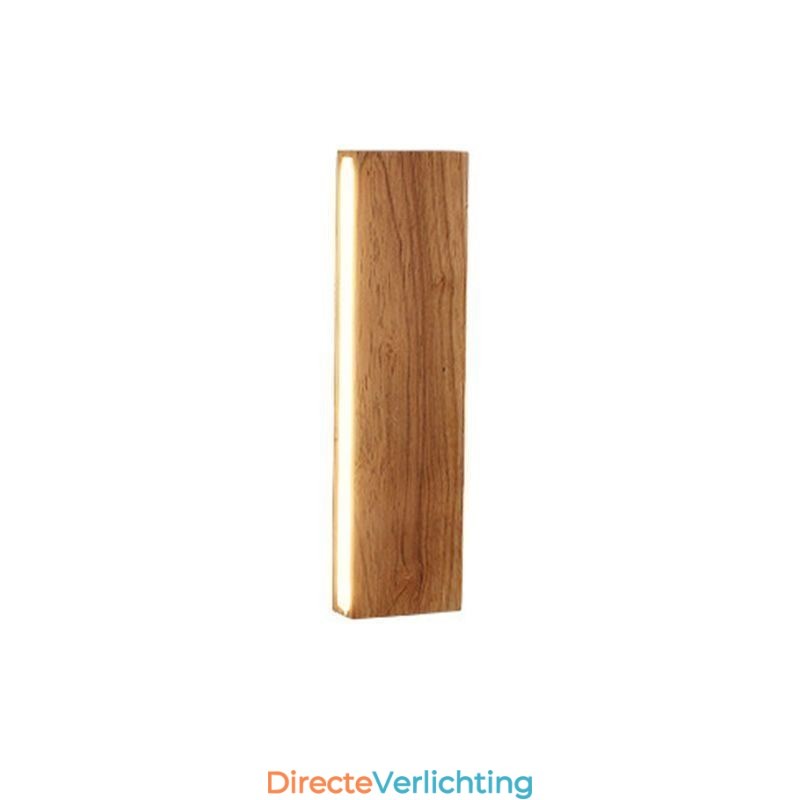 Moderne wandlamp van hout, entree, gangpadverlichting, Scandinavische wandlamp voor op het bed