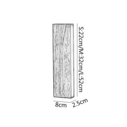 Moderne wandlamp van hout, entree, gangpadverlichting, Scandinavische wandlamp voor op het bed