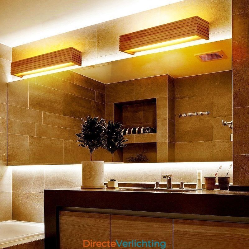 Japanse Stijl Houten Wandlampen Lamp Badkamer Thuis Wandlamp