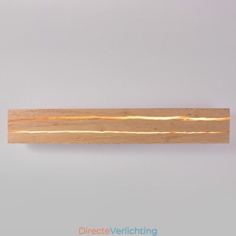 Moderne houten wandlamp entree gangpadverlichting Nordic nachtkastje wandlamp