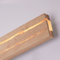 Moderne houten wandlamp entree gangpadverlichting Nordic nachtkastje wandlamp