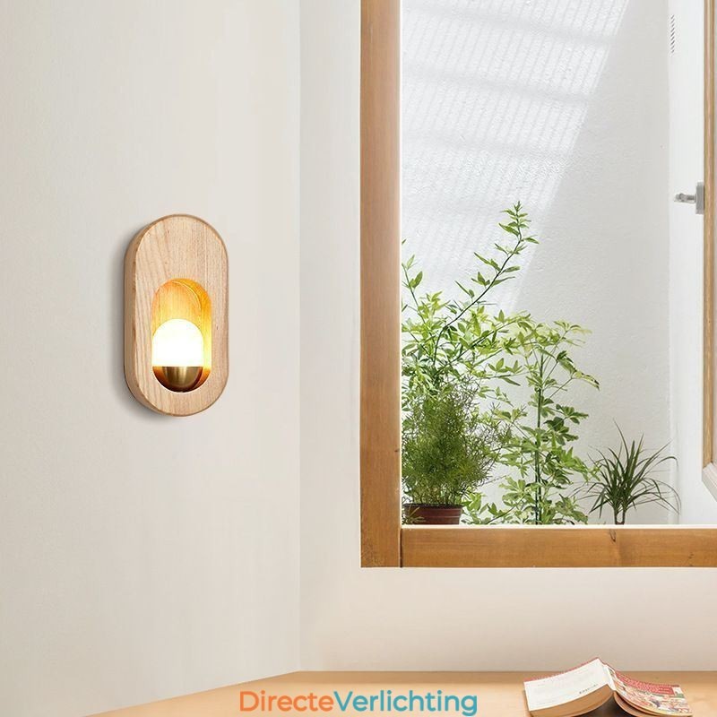 Japanse decoratie wandlamp houten wandlamp entree gangpad