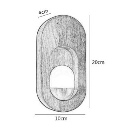 Japanse decoratie wandlamp houten wandlamp entree gangpad