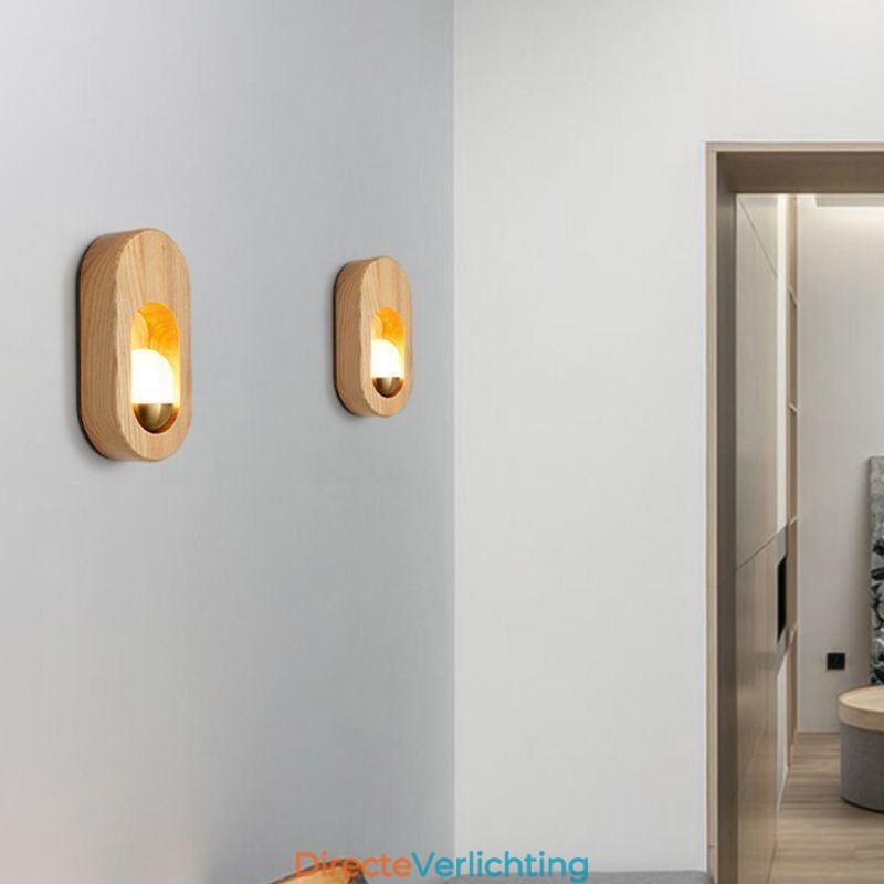 Japanse decoratie wandlamp houten wandlamp entree gangpad