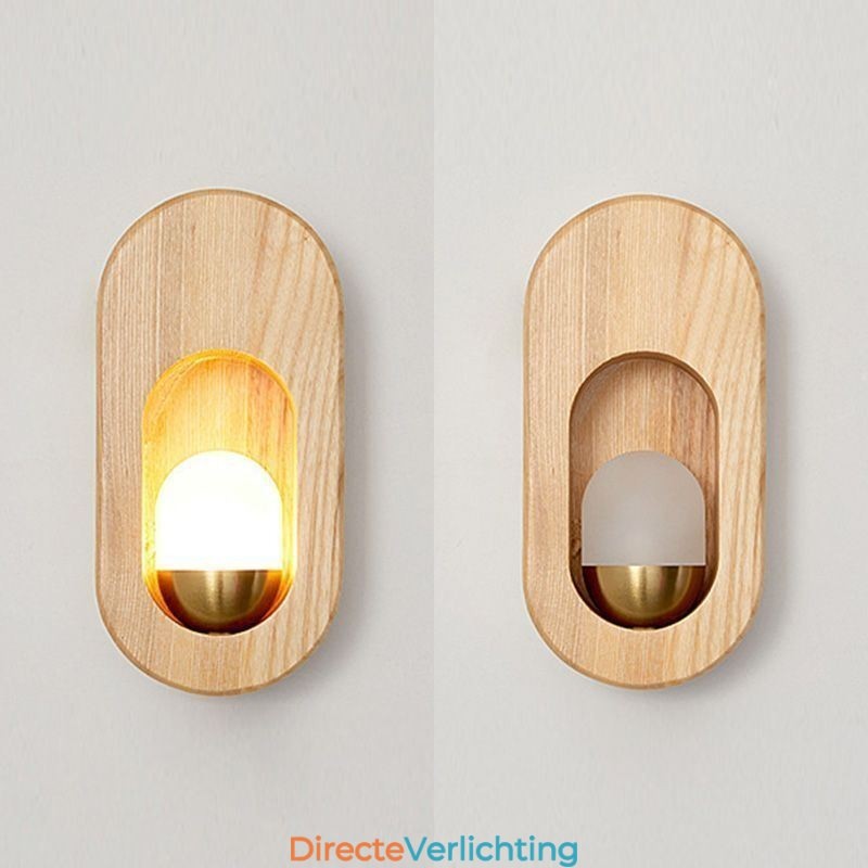 Japanse decoratie wandlamp houten wandlamp entree gangpad