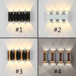 Waterdichte wandlamp moderne aluminium opbouw tuin veranda licht