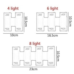 Waterdichte wandlamp moderne aluminium opbouw tuin veranda licht