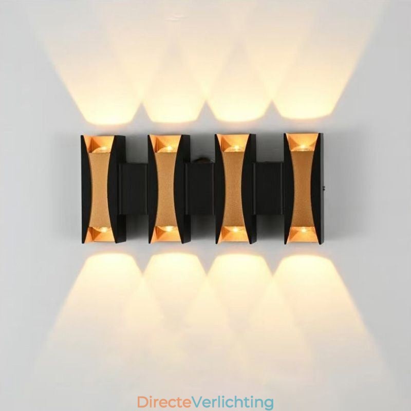 Waterdichte wandlamp moderne aluminium opbouw tuin veranda licht