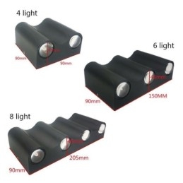 Wandlamp Aluminium Balkon Opbouw Portieklamp