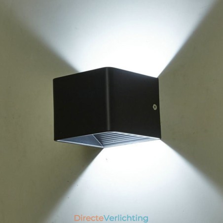 Wandlamp Aluminium Balkon Opbouw Kubus Veranda Licht Wandlamp Aluminium Balkon Opbouw Kubus Veranda Licht