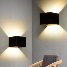 Wandlamp Aluminium Balkon Opbouw Kubus Veranda Licht