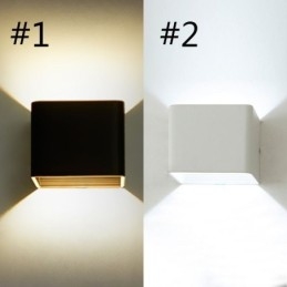 Wandlamp Aluminium Balkon Opbouw Kubus Veranda Licht