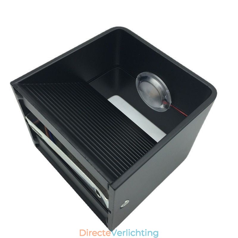 Wandlamp Aluminium Balkon Opbouw Kubus Veranda Licht