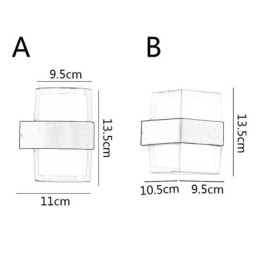 Acryl Minimalistische Wandlamp Waterdichte Wandlamp Patio